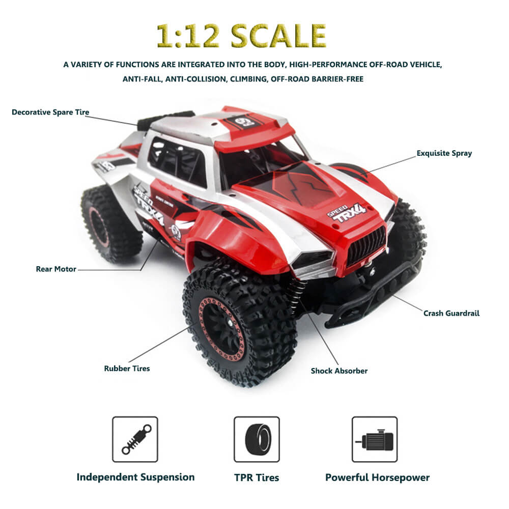 Afstandsbediende Hoge Snelheid RC Off-Road Racen