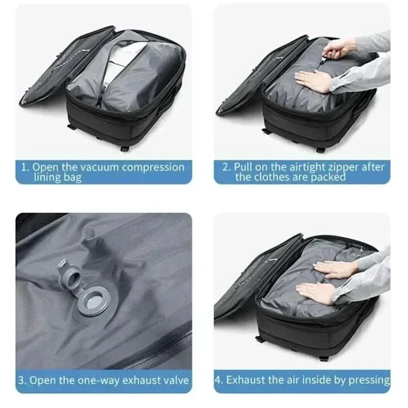 AIRTRAIL Rugzak - Samendrukbare Laptop Rugzak voor Reizen