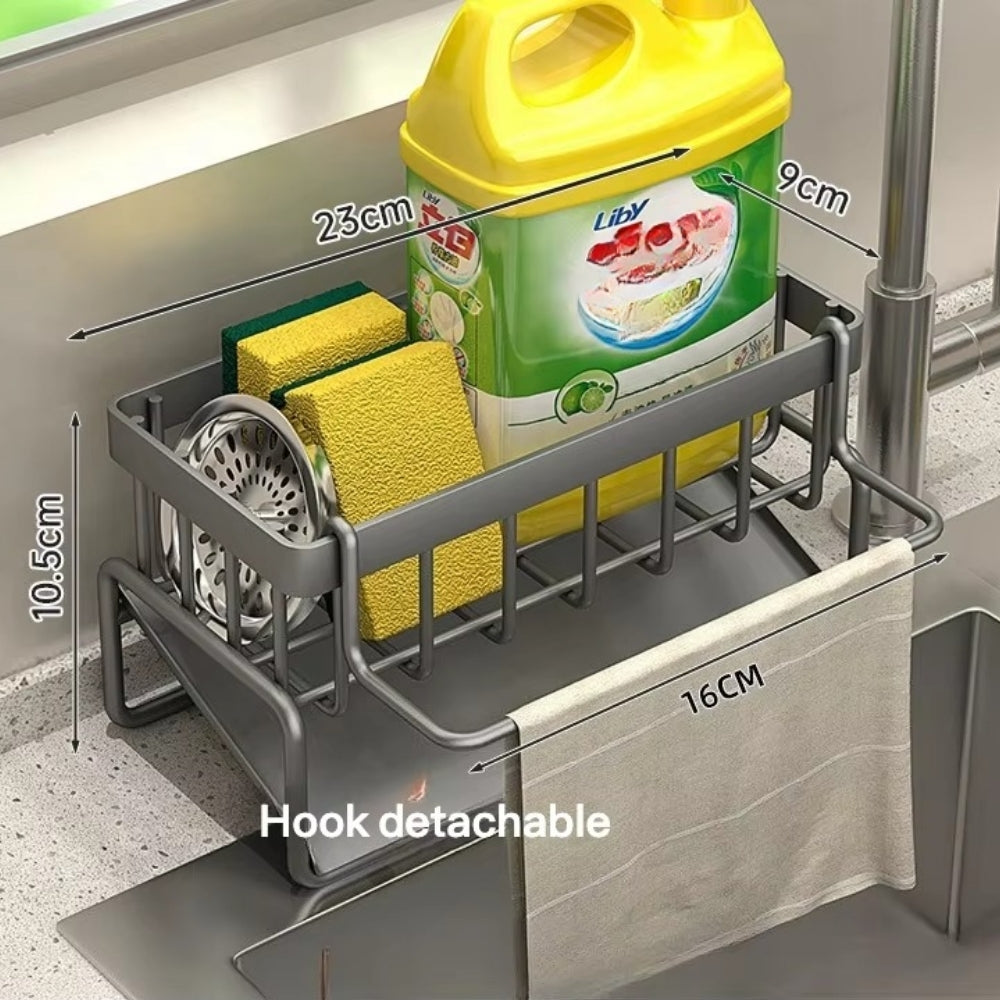 Alles-in-één Spons Zeep Doek Zelf-Drainage Rek