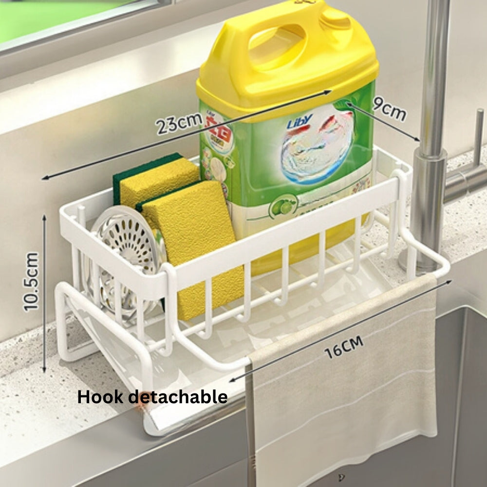 Alles-in-één Spons Zeep Doek Zelf-Drainage Rek