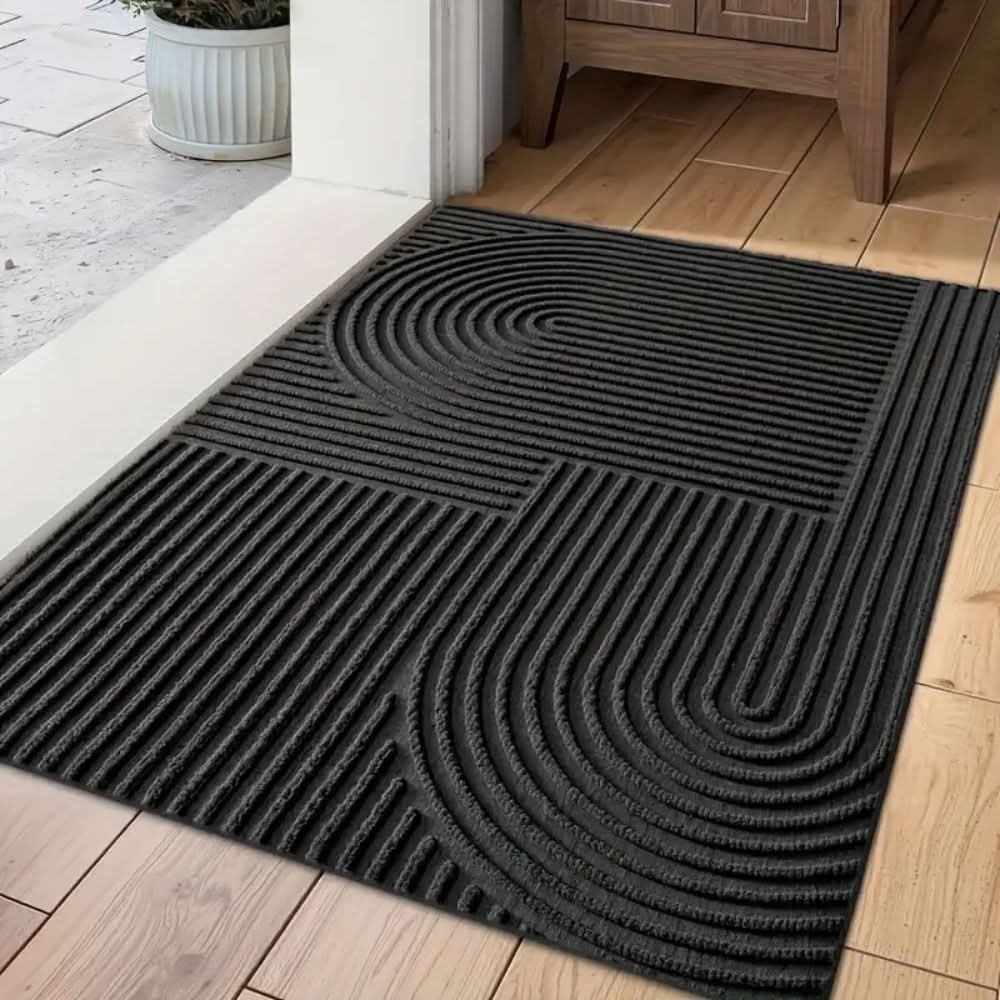 AQUARAY – Absorberende, wasbare mat met vloeiende lijnpatroon