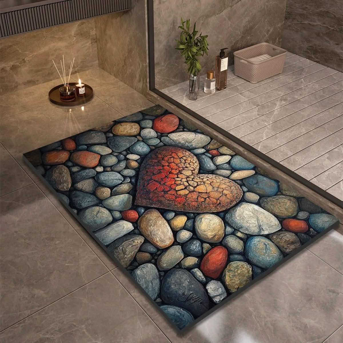 AQUASOFT BADMAT – Diatomiet Badmat voor Veiligheid & Comfort