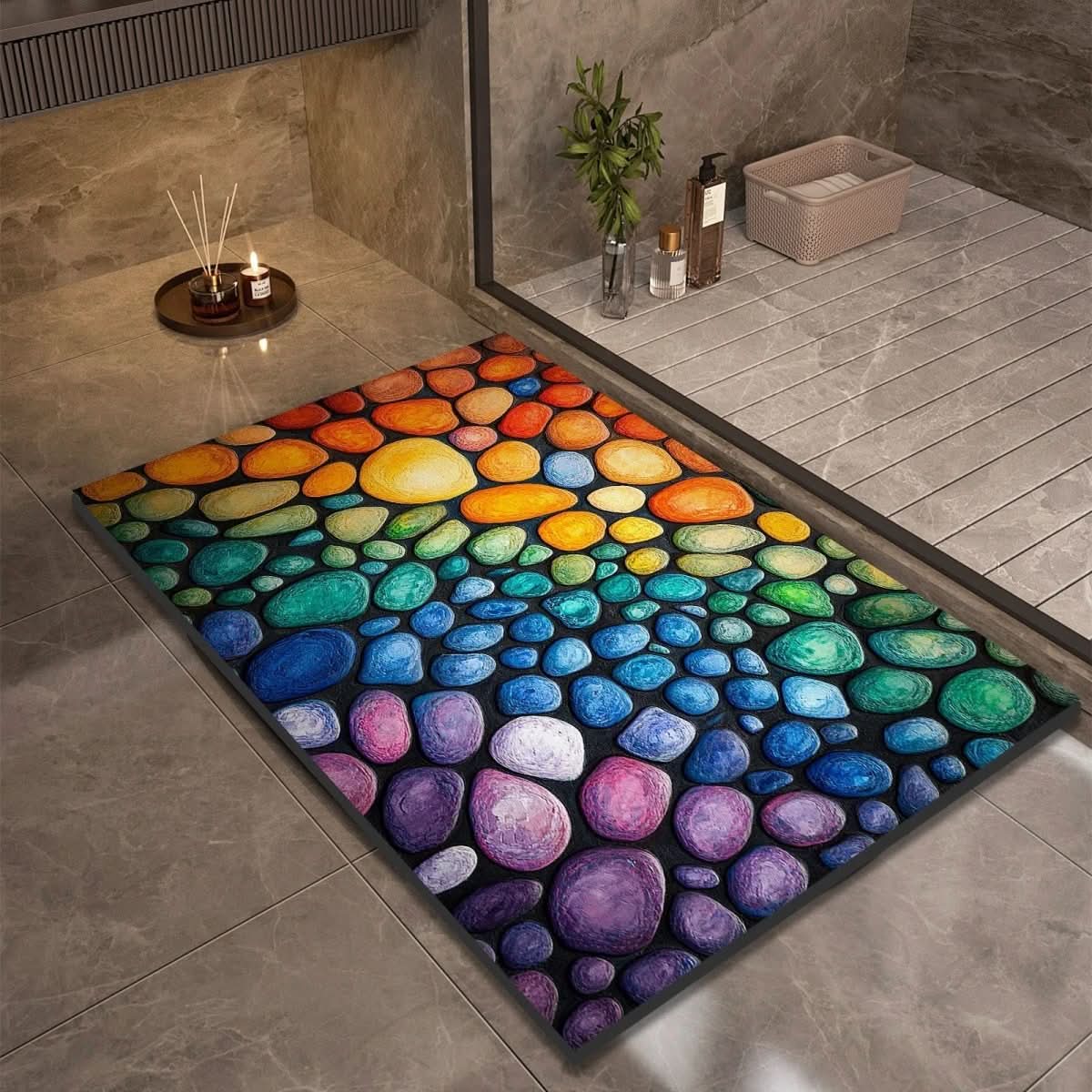 AQUASOFT BADMAT – Diatomiet Badmat voor Veiligheid & Comfort