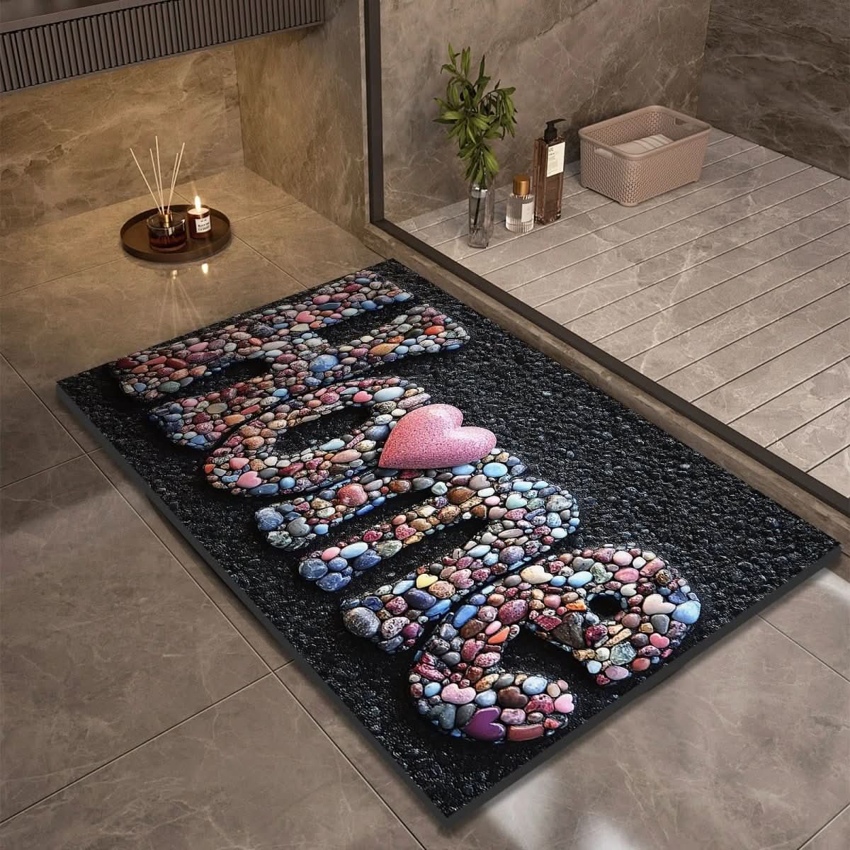 AQUASOFT BADMAT – Diatomiet Badmat voor Veiligheid & Comfort