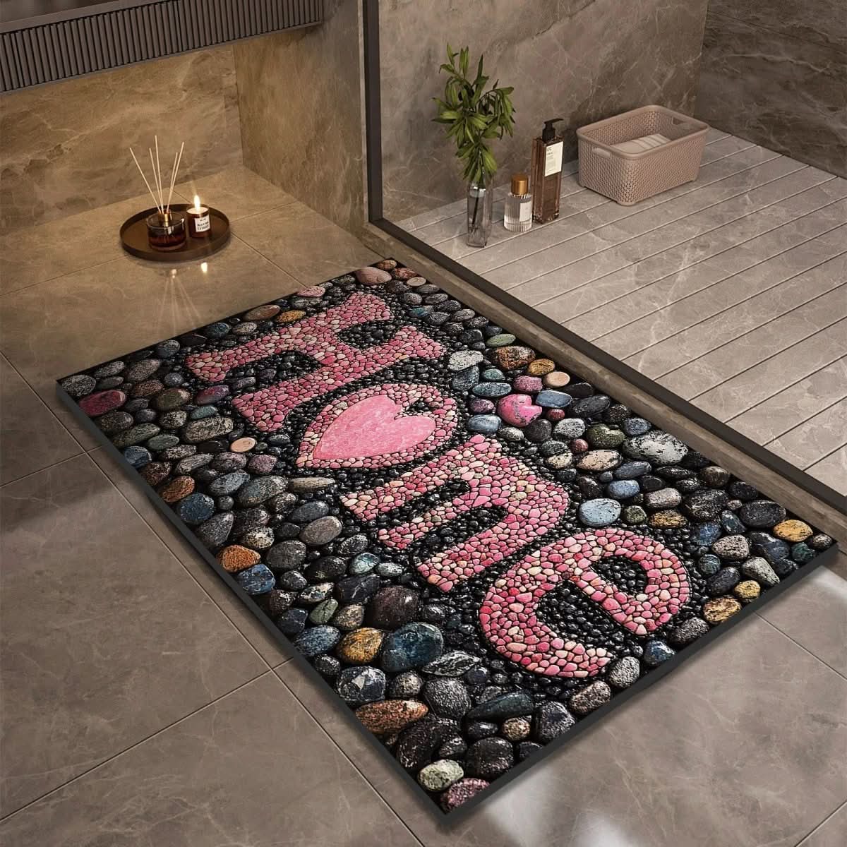 AQUASOFT BADMAT – Diatomiet Badmat voor Veiligheid & Comfort