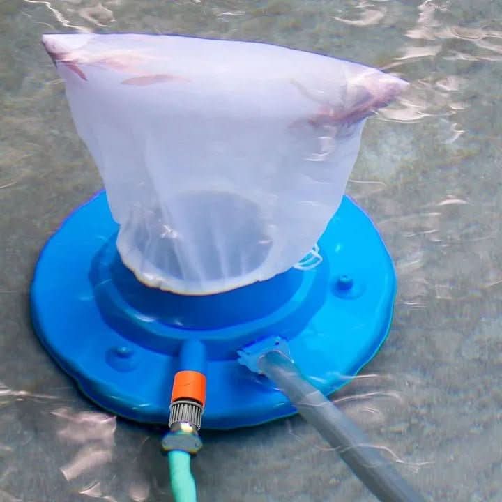 AQUAVAC – Chemievrije Zwembadreiniger met Sterke Zuigkracht voor Bladeren & Vuil