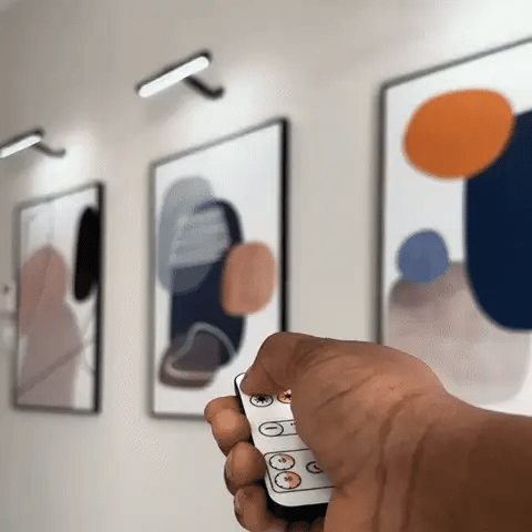 ArtGlow Draadloze LED Verlichting voor Schilderijen – Oplaadbare Wandlamp met Afstandsbediening, Dimbare Verlichting