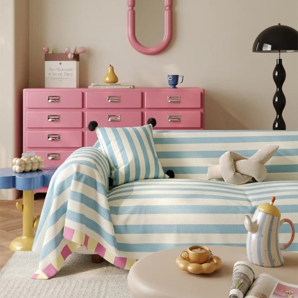 Atelier Pastel Gestreepte Bankhoes