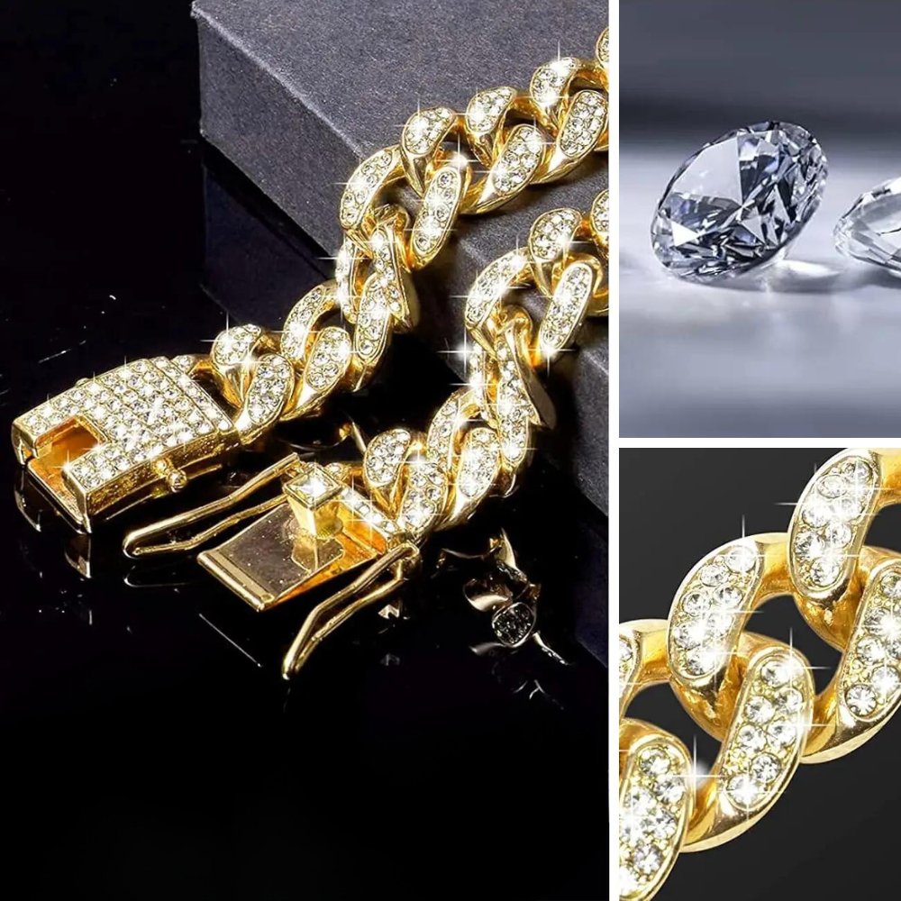 BlingPaws • Honden Gouden Ketting Halsband