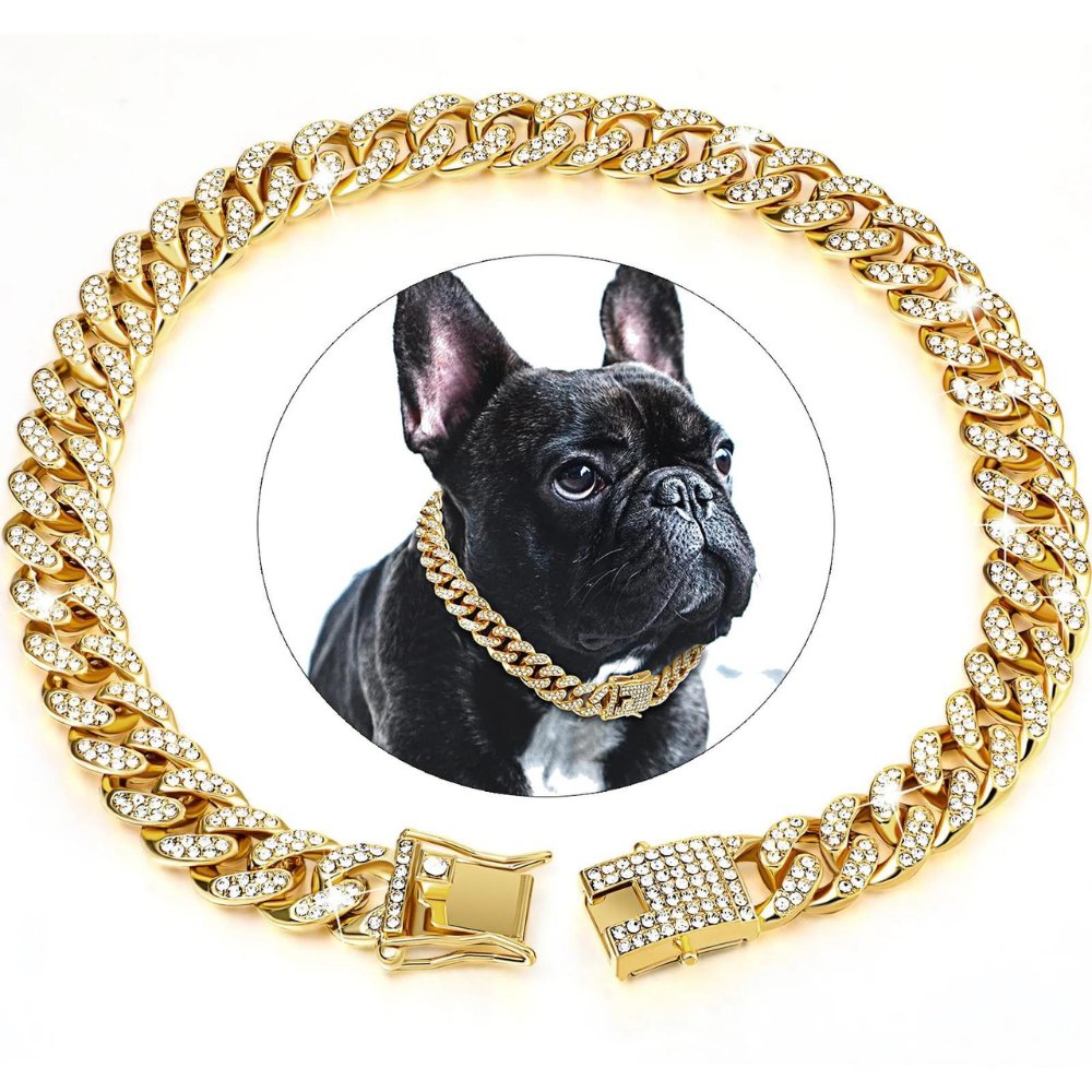 BlingPaws • Honden Gouden Ketting Halsband