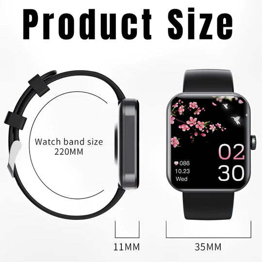 Bloedglucosebewakingssmartwatch | Slimme horloge voor niet-invasieve bloedglucosetests
