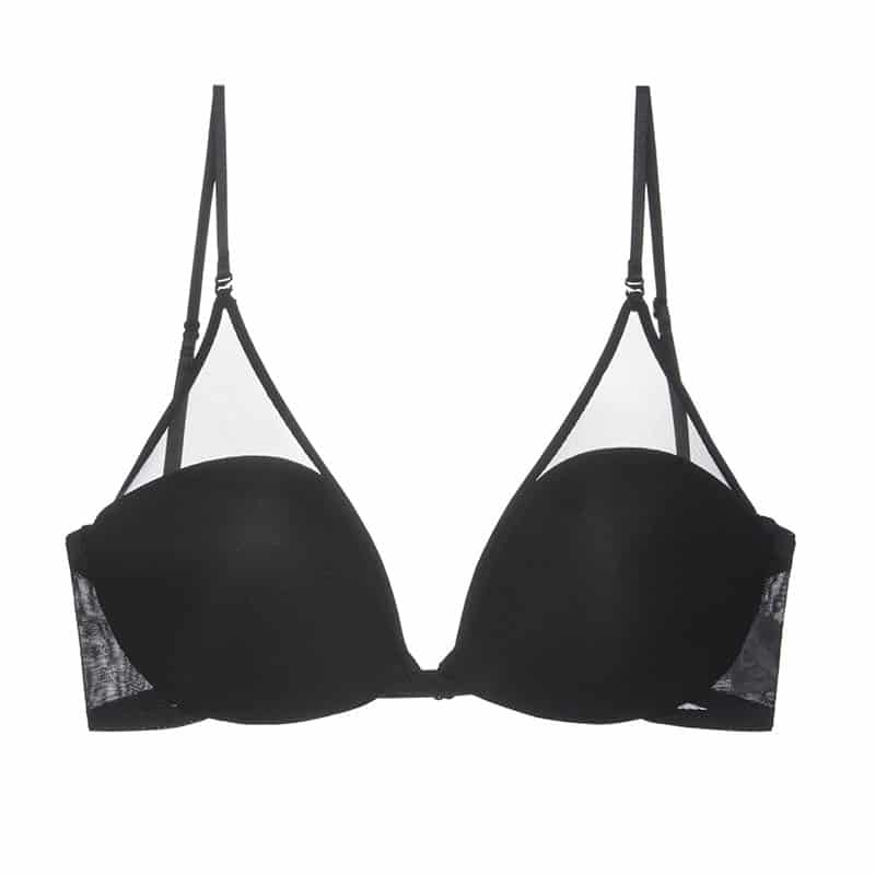 Breezy 2.0 - Rugloze Beha met Transparante Tulle