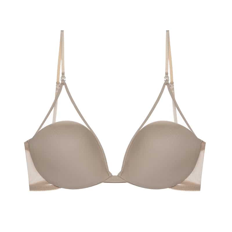 Breezy 2.0 - Rugloze Beha met Transparante Tulle