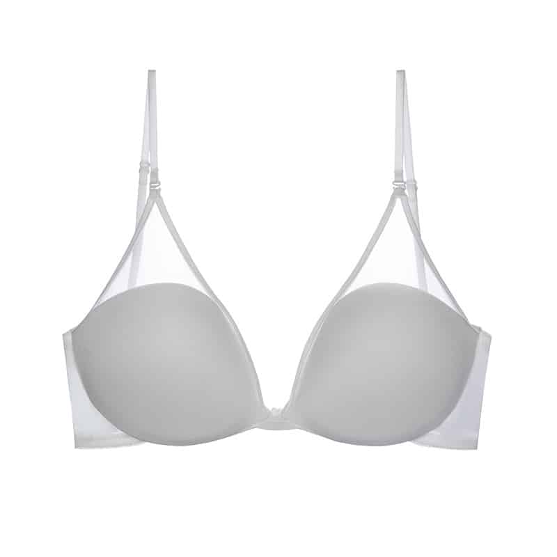 Breezy 2.0 - Rugloze Beha met Transparante Tulle