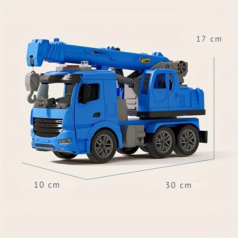 BUILDPLAY – Kraanwagen Speelgoed met Licht & Geluid voor Creatief Bouwplezier