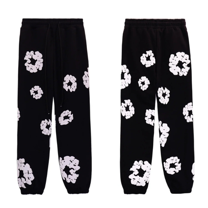 Caleb Hoodie Set en Wijde Bloemenbroek