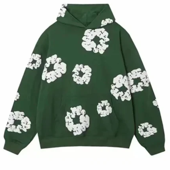 Caleb Hoodie Set en Wijde Bloemenbroek