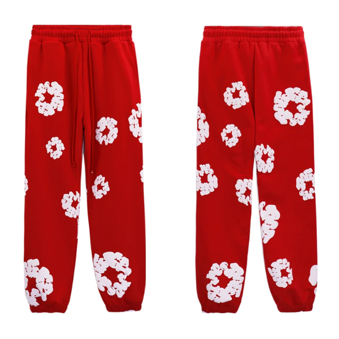 Caleb Hoodie Set en Wijde Bloemenbroek