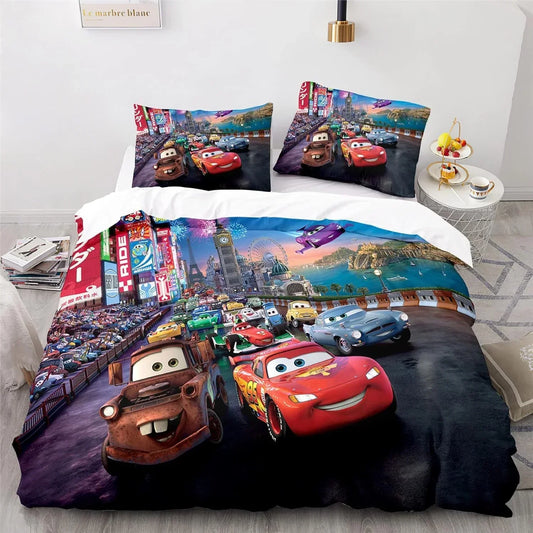 Cars Lightning McQueen Beddengoed Set – Leuk en Comfortabel Set voor Kinderen