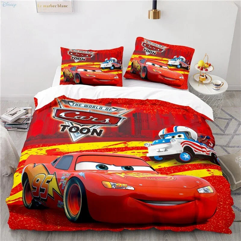 Cars Lightning McQueen Beddengoed Set – Leuk en Comfortabel Set voor Kinderen