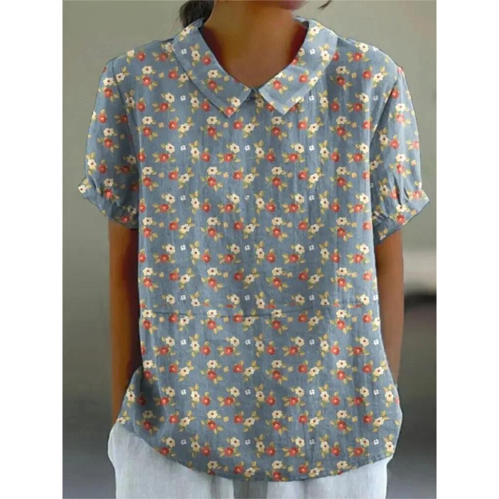 Casual Damesblouse met Bloemenprint