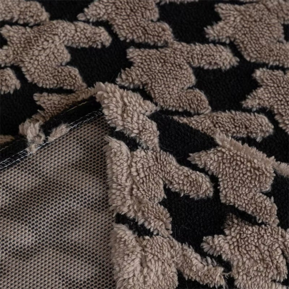 Cavalli Houndstooth Pluche Bankhoes