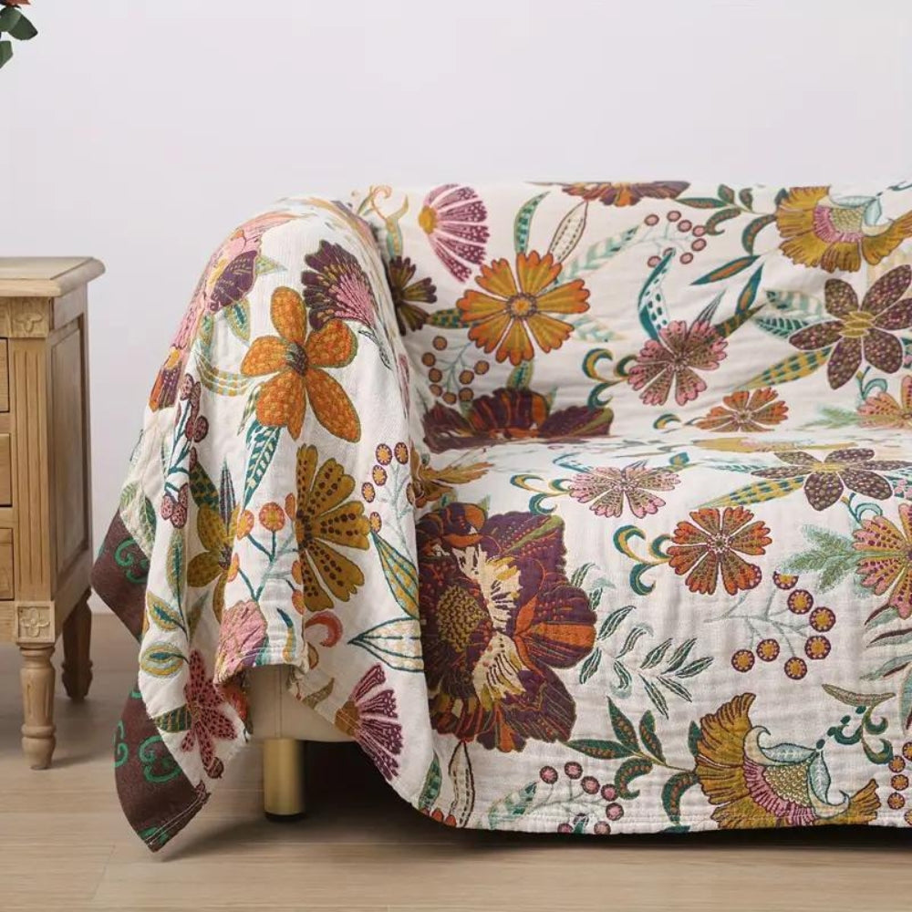 Charm Bloemen Dekentje