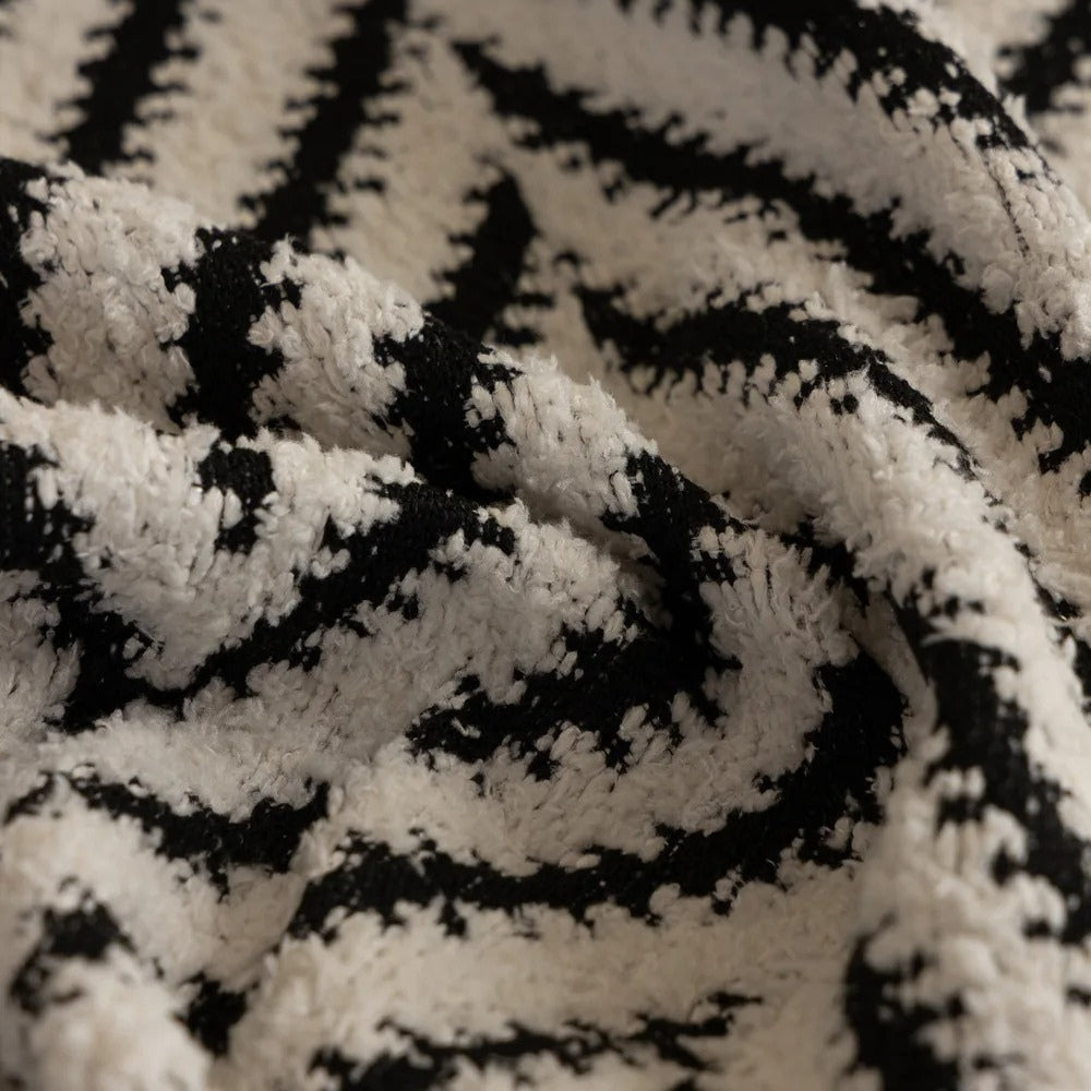 Chevron Haringbone Tassel Bankhoezen