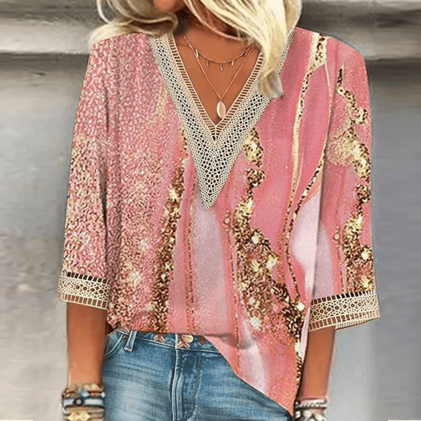 Claire | Elegante V-hals Blouse