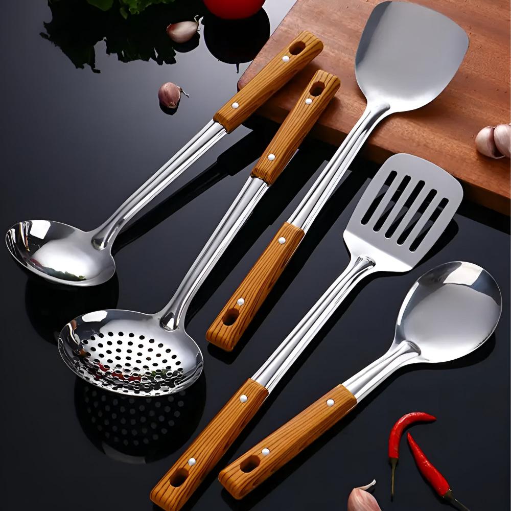 Classic RVS Keukengerei Set (5 Sets)