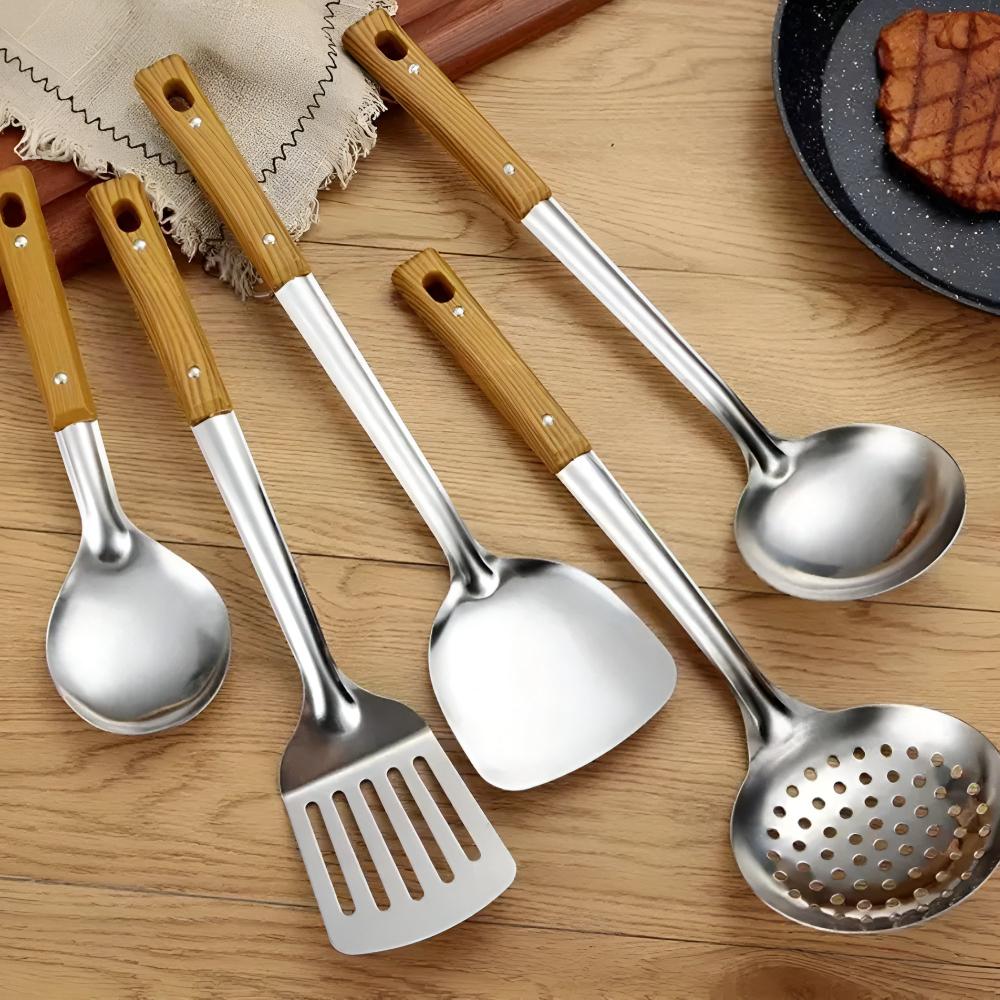 Classic RVS Keukengerei Set (5 Sets)