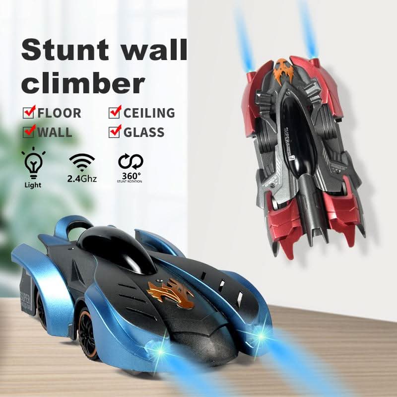 CLIMBIX – RC Stuntauto voor Muur- en Plafondrijden