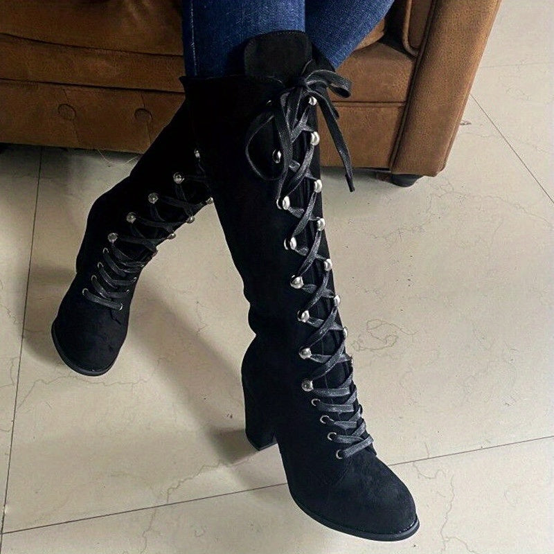 Comfortabele knielange winterlaarzen voor dames