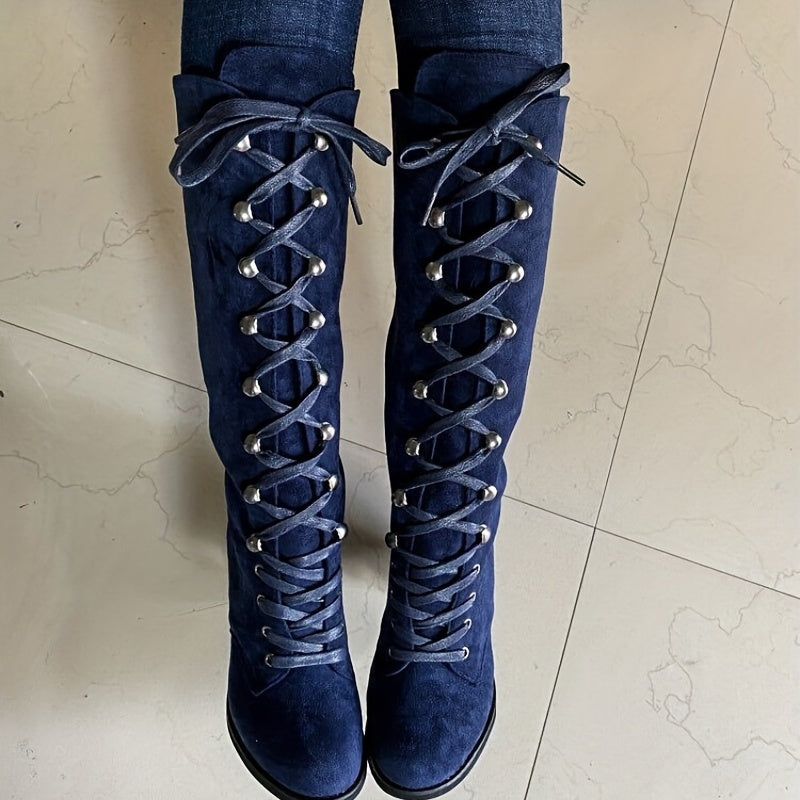 Comfortabele knielange winterlaarzen voor dames