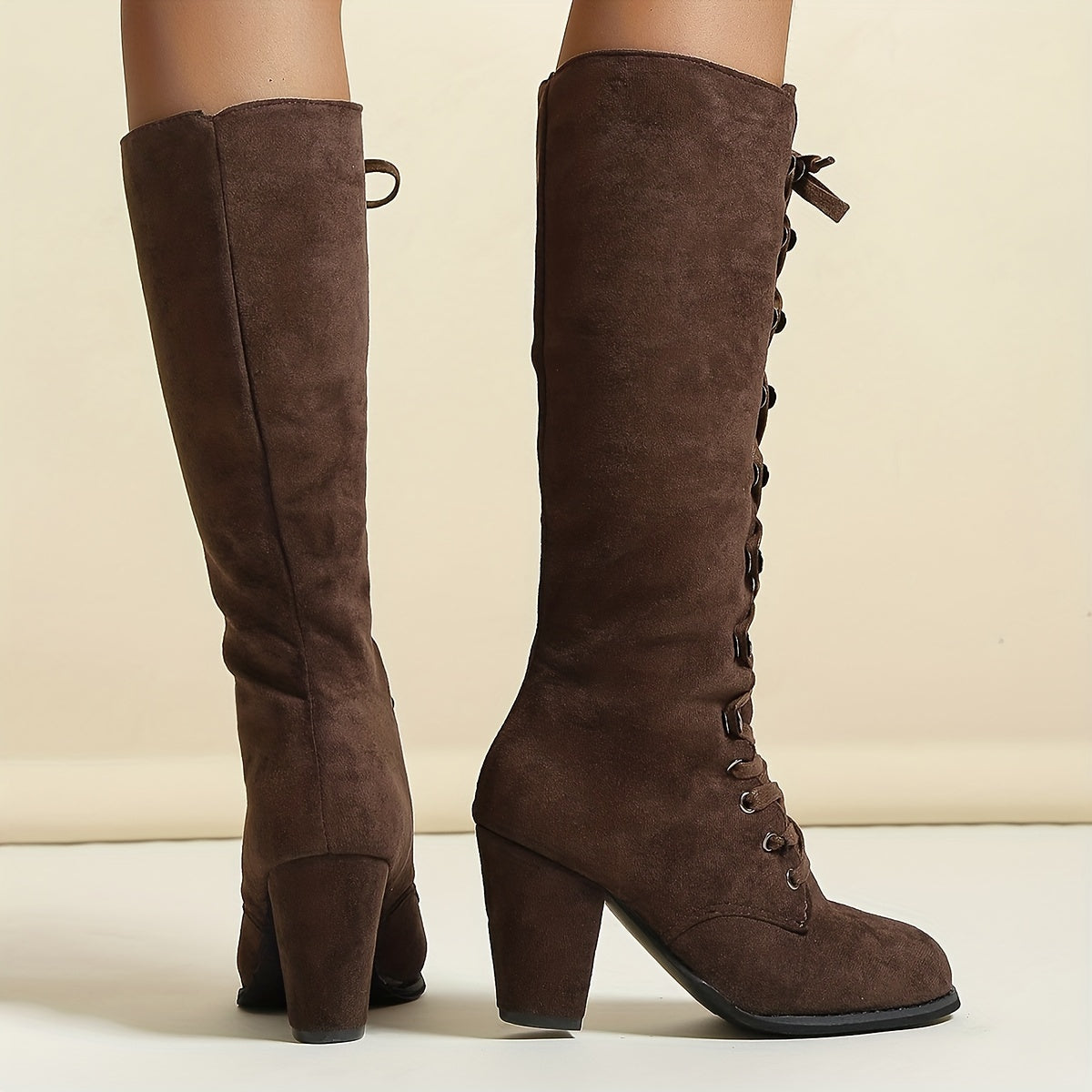 Comfortabele knielange winterlaarzen voor dames