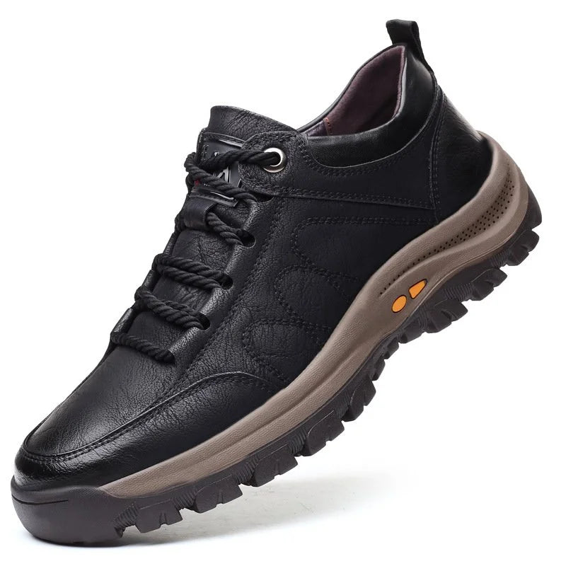 Comfortabele Orthopedische Leren Schoenen voor Mannen