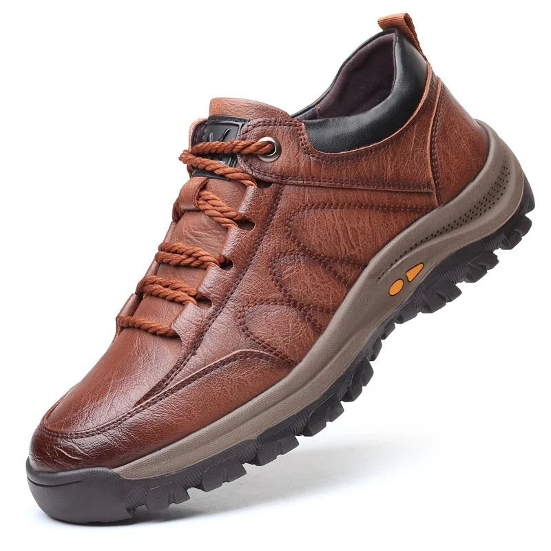 Comfortabele Orthopedische Leren Schoenen voor Mannen