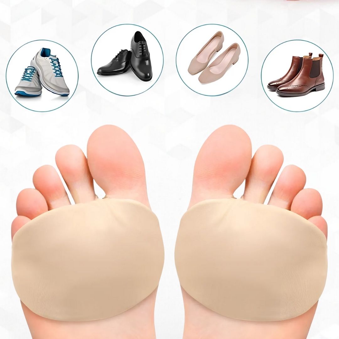 ComfortStep Morton’s Neuroma en Metatarsalgie Verlichtingspads | Gel Kussen en Metatarsale Ondersteuning | Voetpijnverlichting voor Dagelijks Comfort Emeja