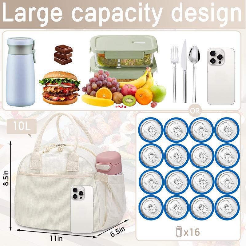 Compacte geïsoleerde lunchtas