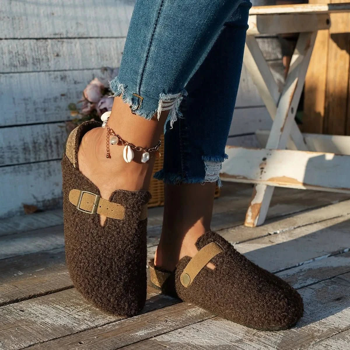 CONTRORTLUXE – Luxe Schapenwol Schoenen voor Ultiem Wintercomfort