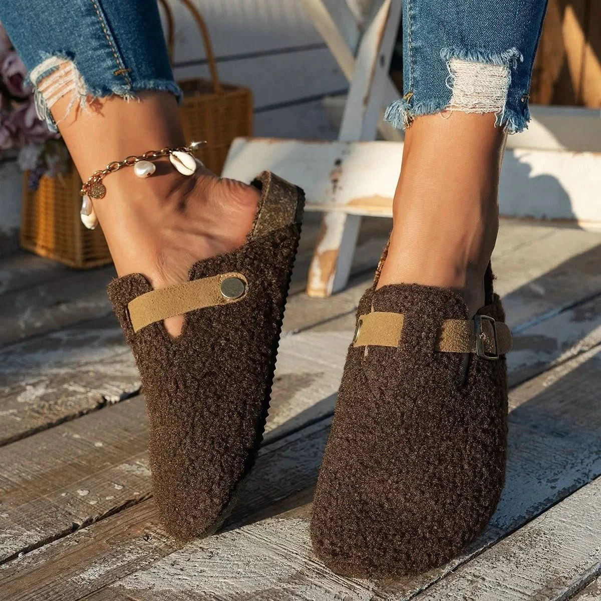 CONTRORTLUXE – Luxe Schapenwol Schoenen voor Ultiem Wintercomfort