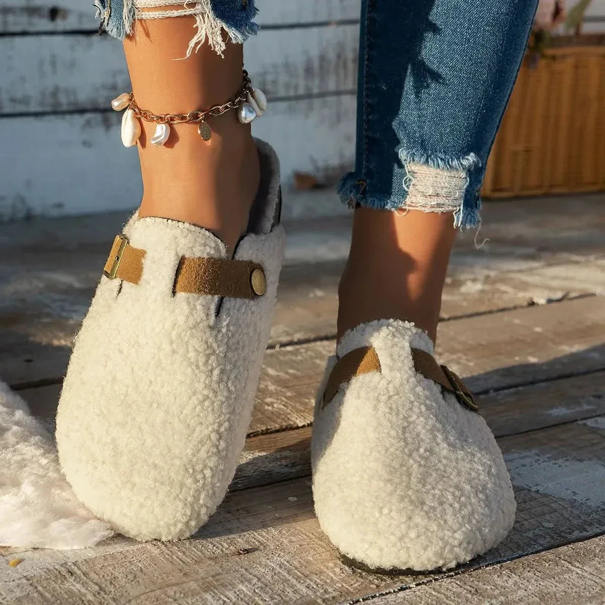CONTRORTLUXE – Luxe Schapenwol Schoenen voor Ultiem Wintercomfort