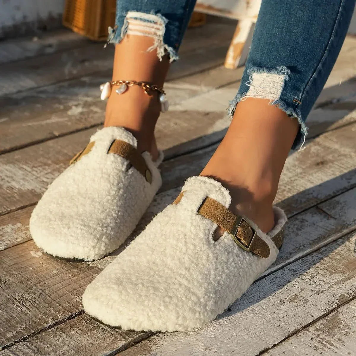 CONTRORTLUXE – Luxe Schapenwol Schoenen voor Ultiem Wintercomfort