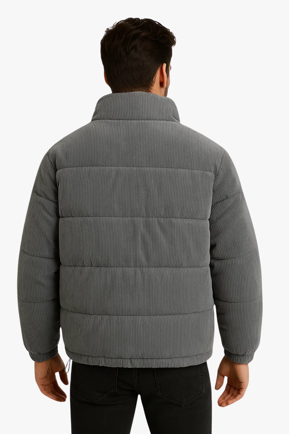 Corduroy pufferjas