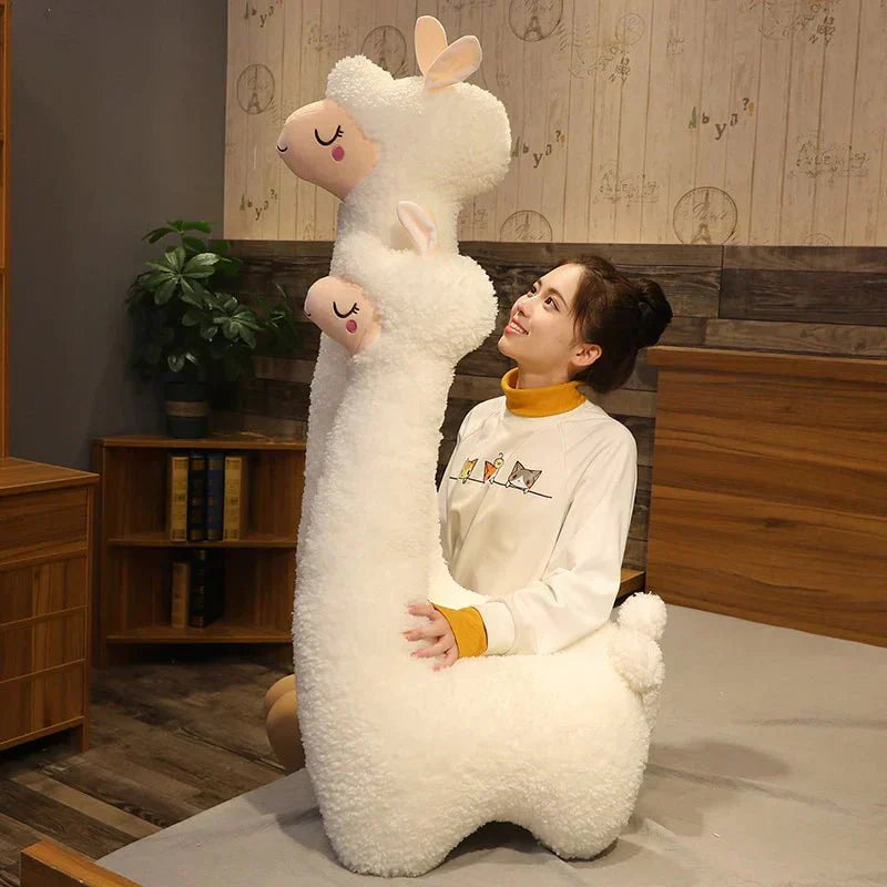 CozyRest Alpaca Kussen | Extra-Groot Kussen voor Zijslapers, voor een Goede Nachtrust