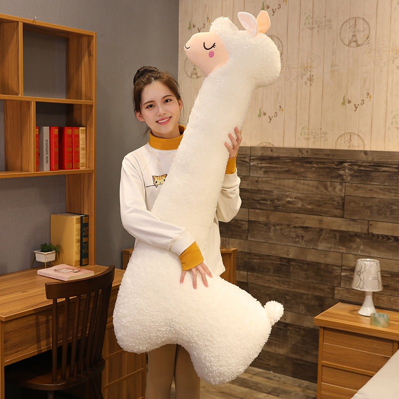 CozyRest Alpaca Kussen | Extra-Groot Kussen voor Zijslapers, voor een Goede Nachtrust