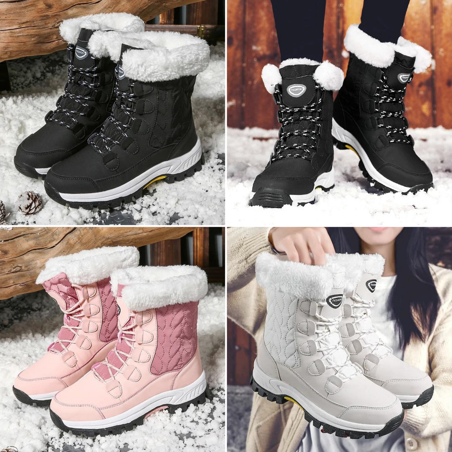 Dames Antislip Sneeuwlaarzen