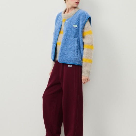 Dames Mouwloze Vest - Met Knopen, Zacht en Comfortabel voor de Herfst