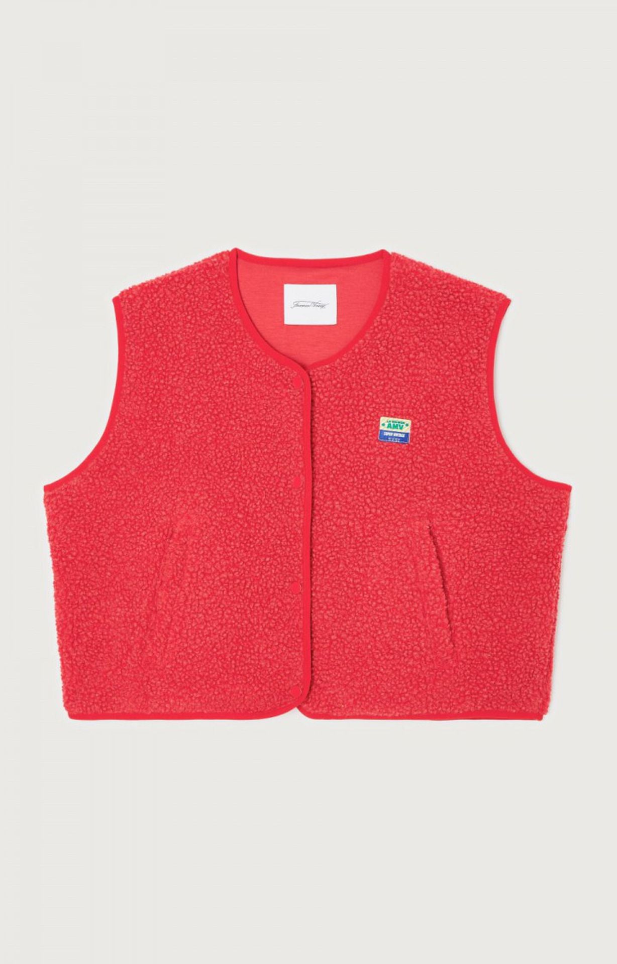Dames Mouwloze Vest - Met Knopen, Zacht en Comfortabel voor de Herfst