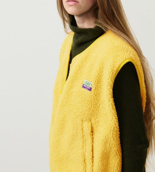 Dames Mouwloze Vest - Met Knopen, Zacht en Comfortabel voor de Herfst